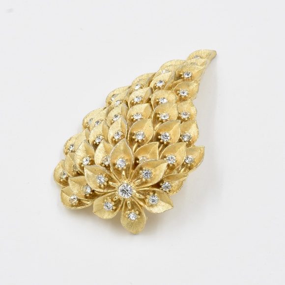 Vintage 1970's Rhinestone Pin - Picture 1 of 3